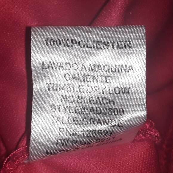 Ladies "Blue Rain" Coral Color Lined Shiffon Layered Dress. Lg. - Picture 5 of 5